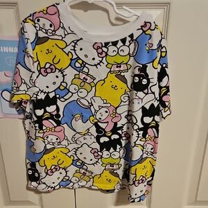 Sanrio Hello Kitty Hybrid Apparel Cropped Kids Tee
